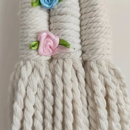 Flower Rainbow Decor Macrame Wall Hanging