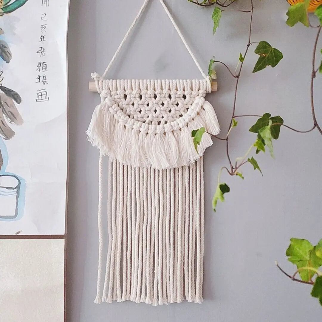 Mini Macrame Wall Hanging Tapestry Ornament