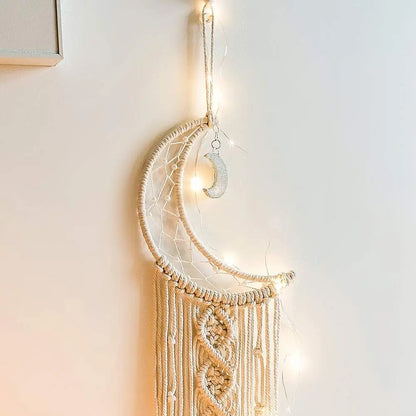Asteroids Macrame Dream Catcher Wall Hanging