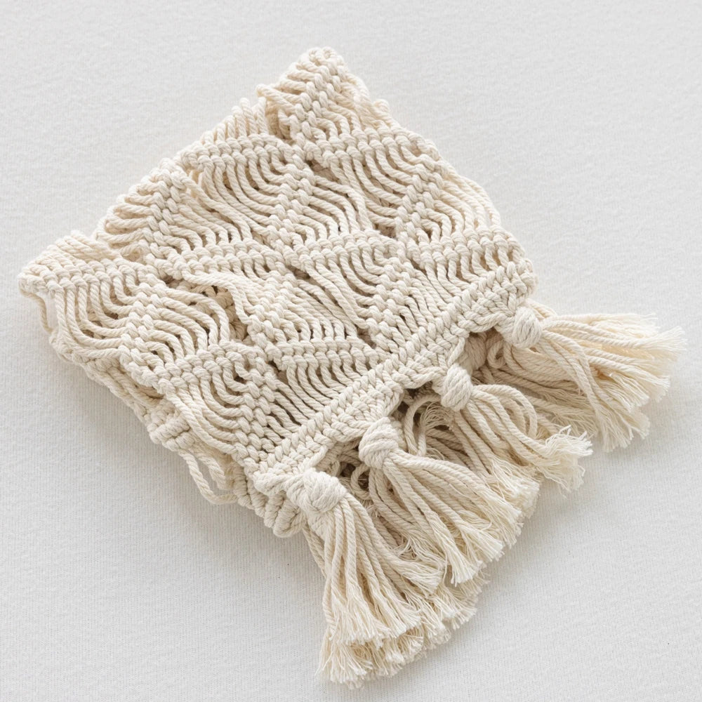 Macrame Jute Blanket Newborn 56*36cm