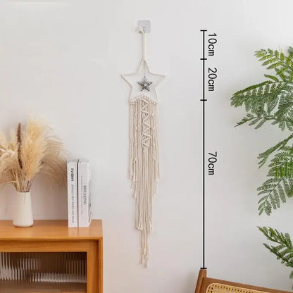 Asteroids Macrame Dream Catcher Wall Hanging