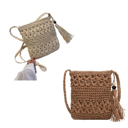 Shoulder Messenger Macrame Bag