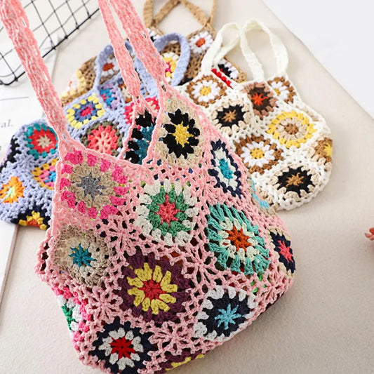 Macrame Bohemian Bag Multicolor