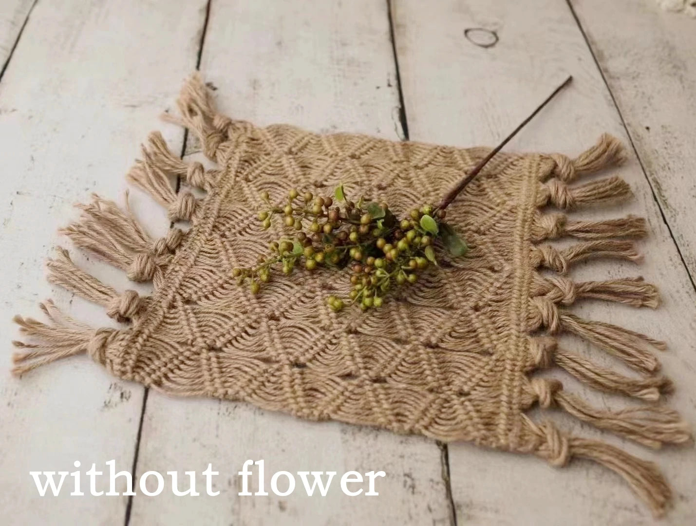 Macrame Jute Blanket Newborn 56*36cm